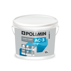Грунт-фарба біла Полімін АС-3 (Polimin) (10л / 15 кг.)