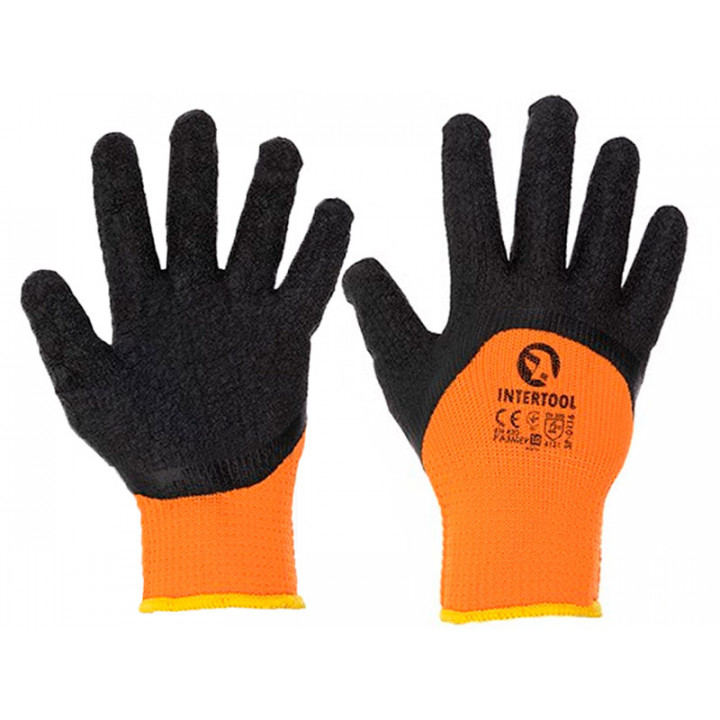 Рукавички Піна (оранжево-чорні)