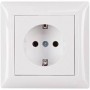 Розетка з/з LUXEL Primera 3004 (белая)