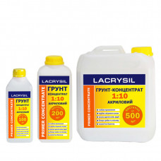 Грунт-концентрат 1:10 ЛАКРІСІЛ (Lacrysil) 1л.