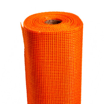 Сітка штукатурна Fiberglass помаранчева 6х5 (145г/м.кв./50м.)