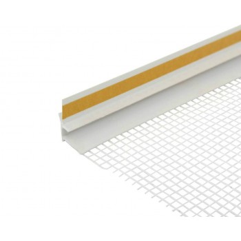 Профіль віконний примикаючий ПВХ із сіткою (2,4 м)
