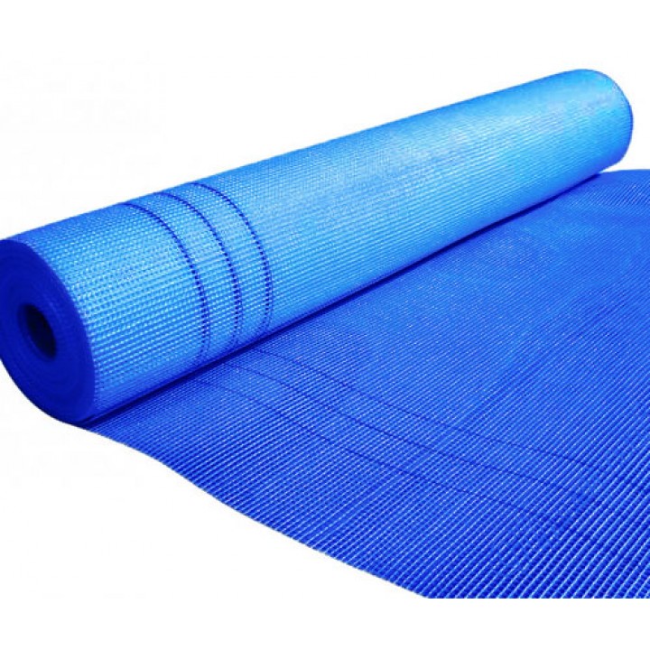 Сітка штукатурна лугостійка синя 6х5 (145 г / м2) 50м.кв.