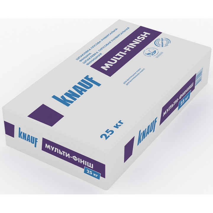 Шпаклівка гіпсова Кнауф Мультіфініш (Knauf Multi-Finish) (25 кг.)