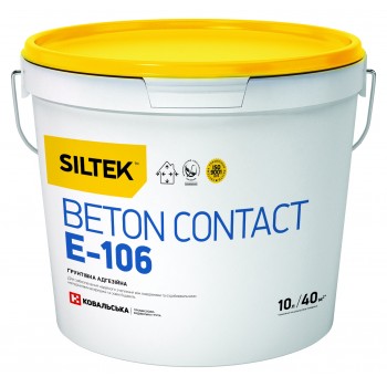 Грунтовка бетоноконтакт SILTEK Е-106 (10 л.)
