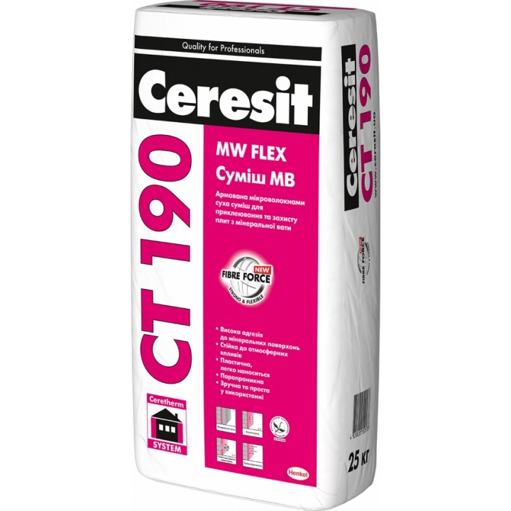 Суміш МВ Церезіт СТ-190 (Ceresit СТ-190) (25 кг.)