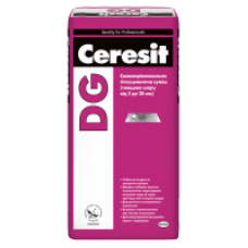 Самовирівнююча цементно-гіпсова суміш для підлоги Церезіт DG (Ceresit DG) (25 кг.)