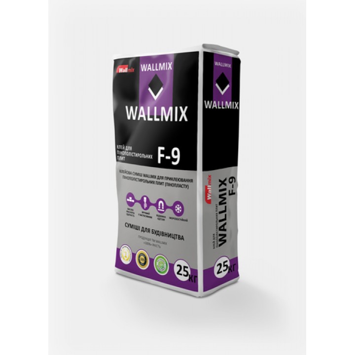 Клей для пінополістиролу Wallmix F-9 (25кг.)