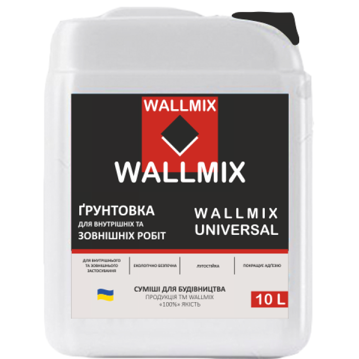 Грунтовка універсальна глибокого проникнення Wallmix Universal (10л.)