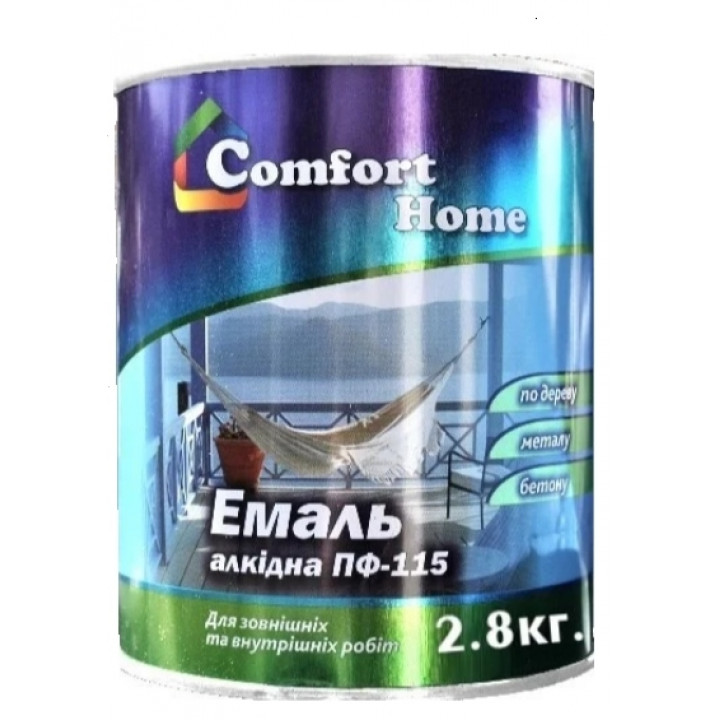 Емаль Комфорт (Comfort) ПФ-115 світло-сіра (2,8 кг.)